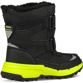 Kappa Unisex Kinder Stiefel Winterschuh gefüttert Stylecode 260903K Schwarz, Schuhgröße:31 EU - 31