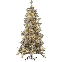 Beliani Weihnachtsbaum Tatlow Grün 180 cm