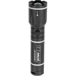 HOLEX LED-Taschenlampe mit Batterien, schwarz