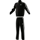 adidas 3-Stripes Woven, Trainingsanzug Herren schwarz