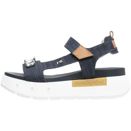 Nero Giardini Plateau-Sandaletten Damen Blau 36