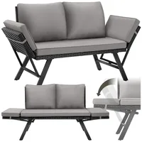 Tectake Sintra Set 1-tlg. Hellgrau/Schwarz