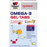 Queisser Doppelherz Omega-3 Gel-Tabs family Erdb.Cit.system 60 St