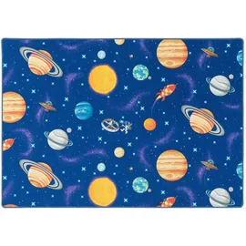 Snapstyle Kinder Spiel Teppich Weltall in Bunt | Gr.: 200x300cm