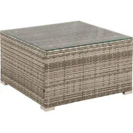 Juskys Nassau Lounge-Set beige-grau/dunkelgrau