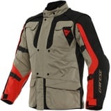 Dainese Alligator Tex Jacke, Motorradjacke, Herren, Walnuss/Schwarz/Lavarot, 52