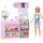 Mattel Puppenzubehör Naschcafé Spielset mit Barista-Puppe und 12 Zubehörteilen HXN94