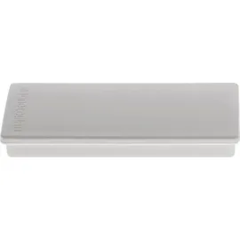 Magnetoplan Rechteckmagnet, 10 Stück, grau