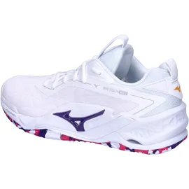 Mizuno Damen Hallenschuhe Wave Stealth Neo 2 42.5 Violett, Mehrfarbig, Weiss, Rosa