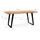 FineBuy Esszimmertisch 160 x 76 cm braun