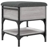 vidaXL Schuhbank 42 x 45 x 42 cm grau / grau