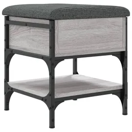 vidaXL Schuhbank 42 x 45 x 42 cm grau / grau