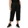 Ulla Popken Damen 7/8 Hose, Schwarz (Schwarz 10), 46/48 - 46-48