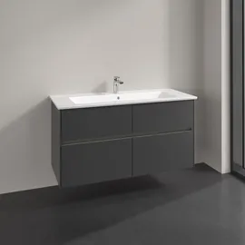 Villeroy & Boch Waschtischunterschrank 4 Auszüge 116,1 x 61 x 48 cm Graphit