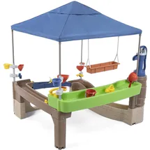 Step2 Pump & Splash Shady Oasis Spielhaus mit Wasser Spielzeug