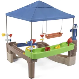 Step2 Pump & Splash Shady Oasis Spielhaus mit Wasser Spielzeug