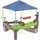 Step2 Pump & Splash Shady Oasis Spielhaus mit Wasser Spielzeug