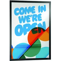 Durable Info-Rahmen Duraframe Poster 50 x 70, selbstklebender Plakatrahmen,