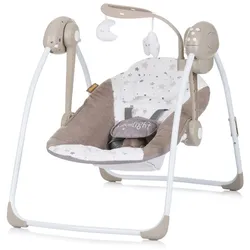 Chipolino Babywippe elektrisch Moonlight Musikfunktion, Fernbedienung, klappbar beige