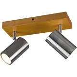 Trio Strahler Marley 2-flammig Nickel matt
