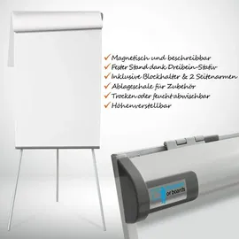 Karat Master of Boards Präsentationstafel, Coyote PRO Dreibein-Stativ Mit Papierhaltern