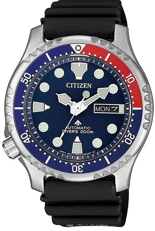 Citizen Herrenuhr Promaster Marine Automatik NY0086-16LE - silber