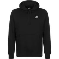 Nike Sportswear Club Fleece Hoodie Black/Black/White XS