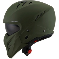 Suomy Armor Plain, Modularhelm - Matt-Dunkelgrün - M