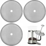 Crezuo 6er-pack Ersatzfilter Für Kaffeekolben, 10 Cm Kaffeefilter