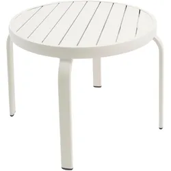 Beistelltisch BEST "Phil", beige (sand), B:50cm H:43cm T:50cm, Aluminium, Tische, Beistelltisch