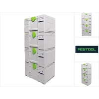 Festool Systainer Set 4x SYS3 M 237 21,4L Kunststoff 396x296x237mm