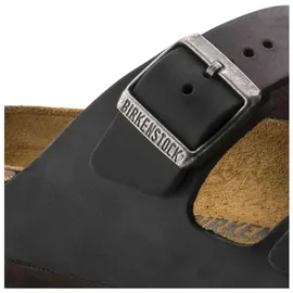 Birkenstock Arizona Nubukleder geölt schmal schwarz 38