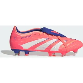 adidas Predator Pro Fold-Over Tongue Fußballschuh für weiche Böden weiß|orange 43 1/3