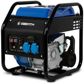 Eberth 3200W Inverter Stromerzeuger leise, 7 Ps Benzinmotor, 4-Takt, 2x 230V 2x USB