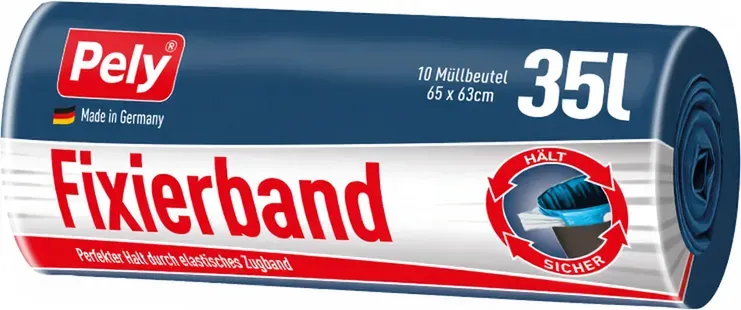 Pely Befestigungsband Müllbeutel 35L