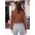 LASCANA Bikerjacke Damen cognacfarben Gr.46