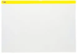 Viking Reißverschlussbeutel DIN A3 Reißverschluss PP (Polypropylen) Quer 42 (B) x 45 (T) x 29,7 (H) cm Gelb 5 Stück