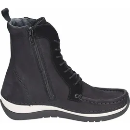 WOLKY Schnürschuh in schwarz 40