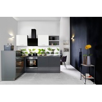 Express Küchen Winkelküche »Jena«, vormontiert, mit Soft-Close-Funktion, Stellbreite 245 x 175 cm grau