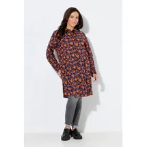 Ulla Popken Longbluse Herzen Schwarz 62/64