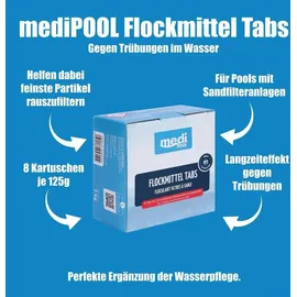 mediPool Flockmittel Tabs weiß 1 kg