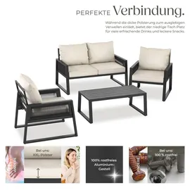 Tectake Captive Loungeset dunkelgrau