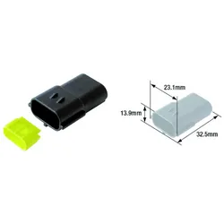 Tourmax Wasserdichte elektrische Stecker Typ 070 (FRA)