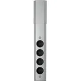 THEBO Steckdosenelement ST 3081 4fach Edelstahl, 240 V, L