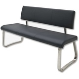 Robas Lund Livetastic Sitzbank Schwarz, B/H/T: ca. 155 x 86 x 59