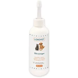 Loxovet Ohrenreiniger 100 ml - für die Reinigung und Pflege der Ohrenpartie von Hunden & Katzen