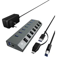 Icy Box 7 Port USB 3.0 Type-A Hub