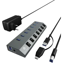 Icy Box 7 Port USB 3.0 Type-A Hub