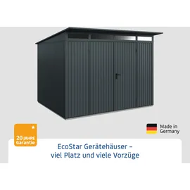 EcoStar Trend-P Typ 3 3,13 x 2,83 x 2,32 m anthrazitgrau Doppeltür