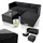 Juskys Punta Cana M Lounge-Set schwarz/dunkelgrau